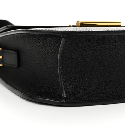 Tom Ford Grained Calfskin Mini T Clasp Tara Crossbody Bag Black 8 of 14