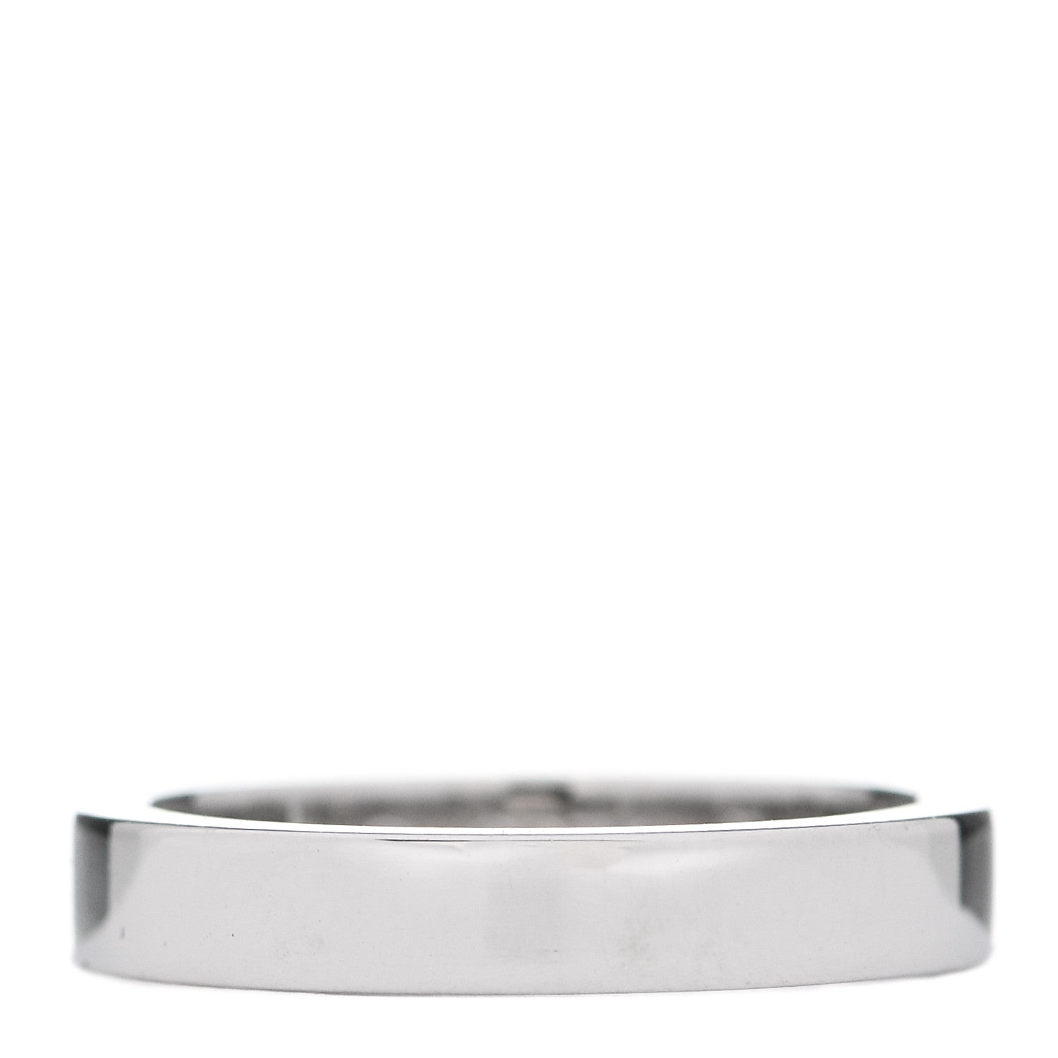 Cartier Platinum Diamond 3mm C De Cartier Wedding Band Ring 45 3.25 3 of 5
