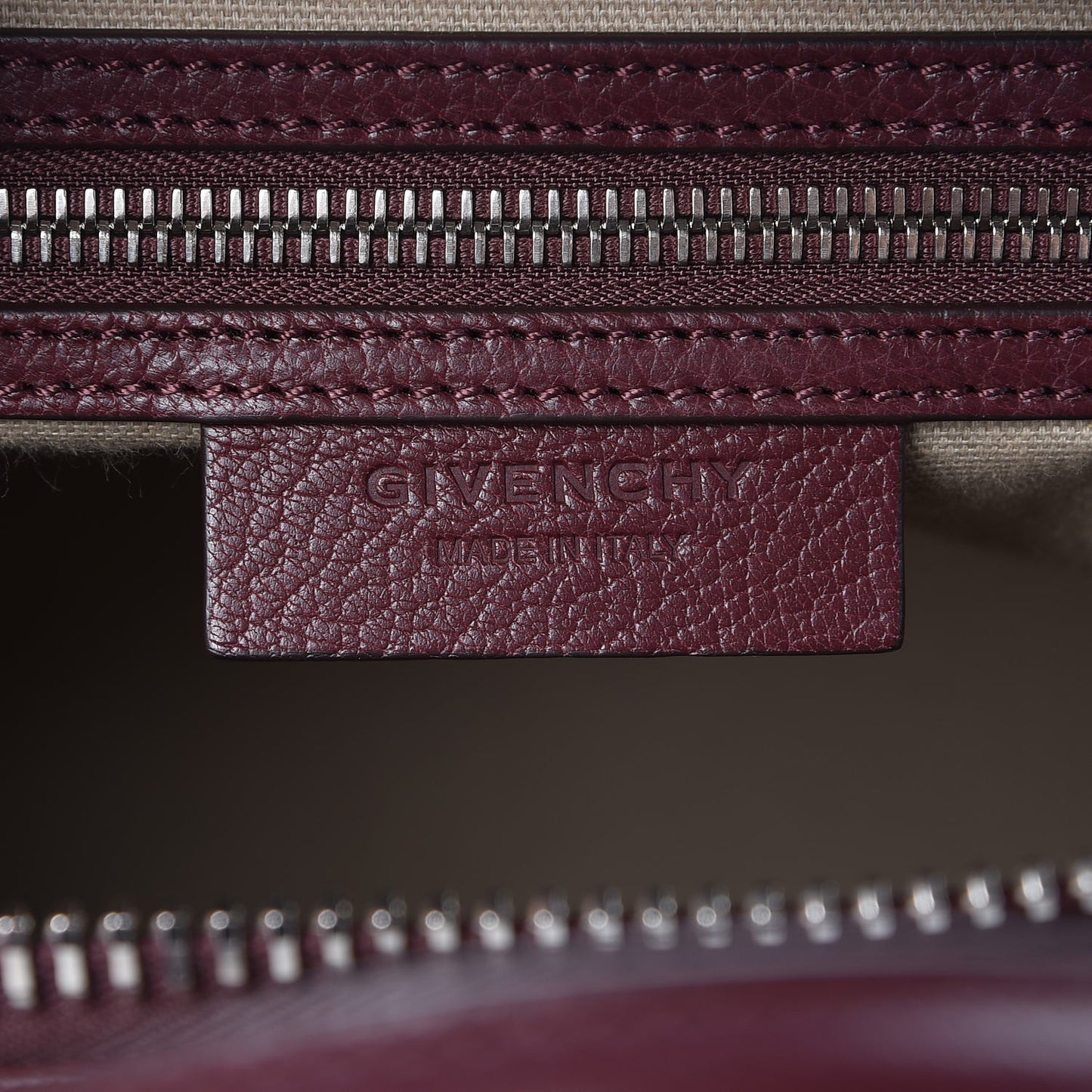 Sugar Goatskin Medium Antigona Oxblood