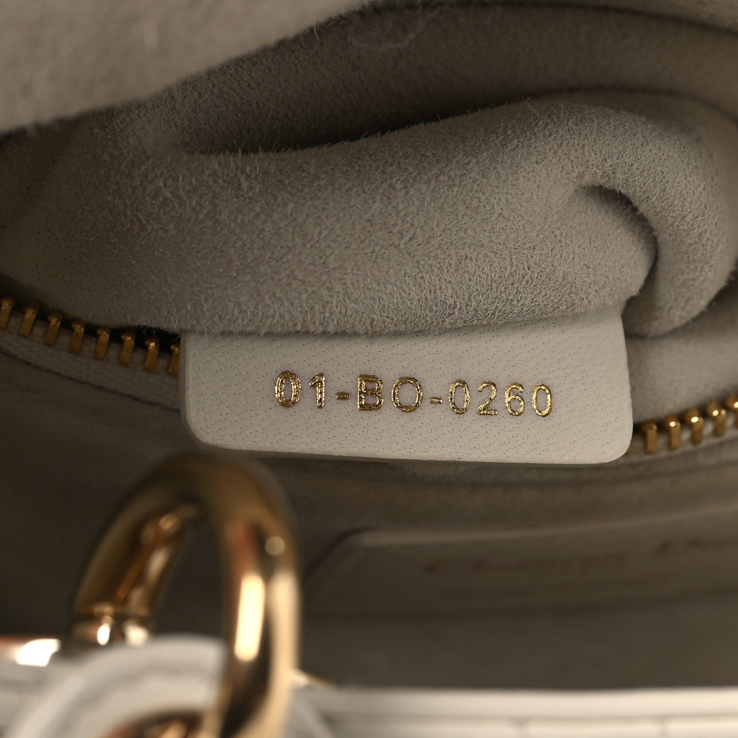 Christian Dior Lambskin Cannage Small My ABCDior Lady Dior Latte 7 of 11
