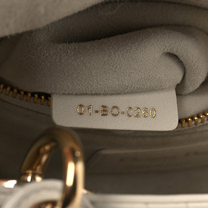 Christian Dior Lambskin Cannage Small My ABCDior Lady Dior Latte 7 of 11