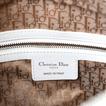 Christian Dior Lambskin Cannage Large Lady Dior White 6 of 9