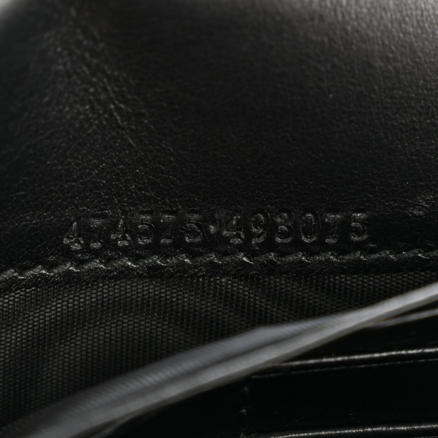 Calfskin Matelasse GG Marmont Chain Wallet Black