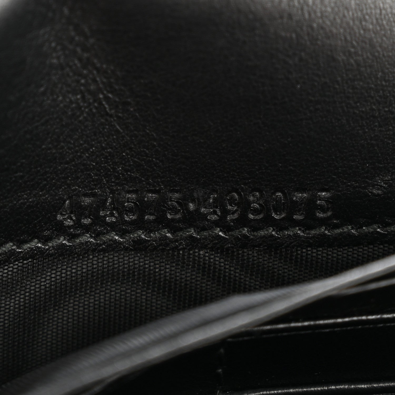 Gucci Calfskin Matelasse GG Marmont Chain Wallet Black 7 of 15