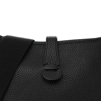 Hermes Taurillon Clemence Evelyne III GM Black 8 of 14