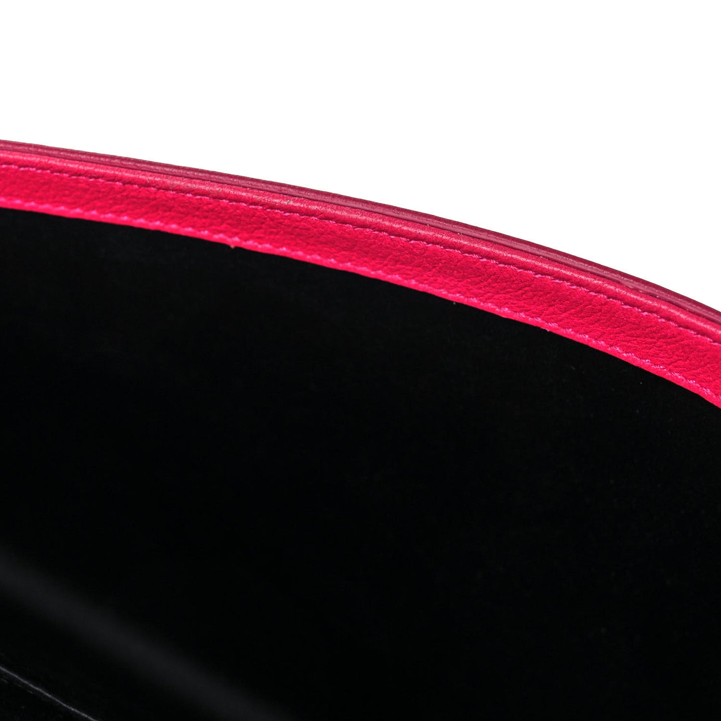 Calfskin Monogram Large Belle De Jour Clutch Lipstick Fuchsia