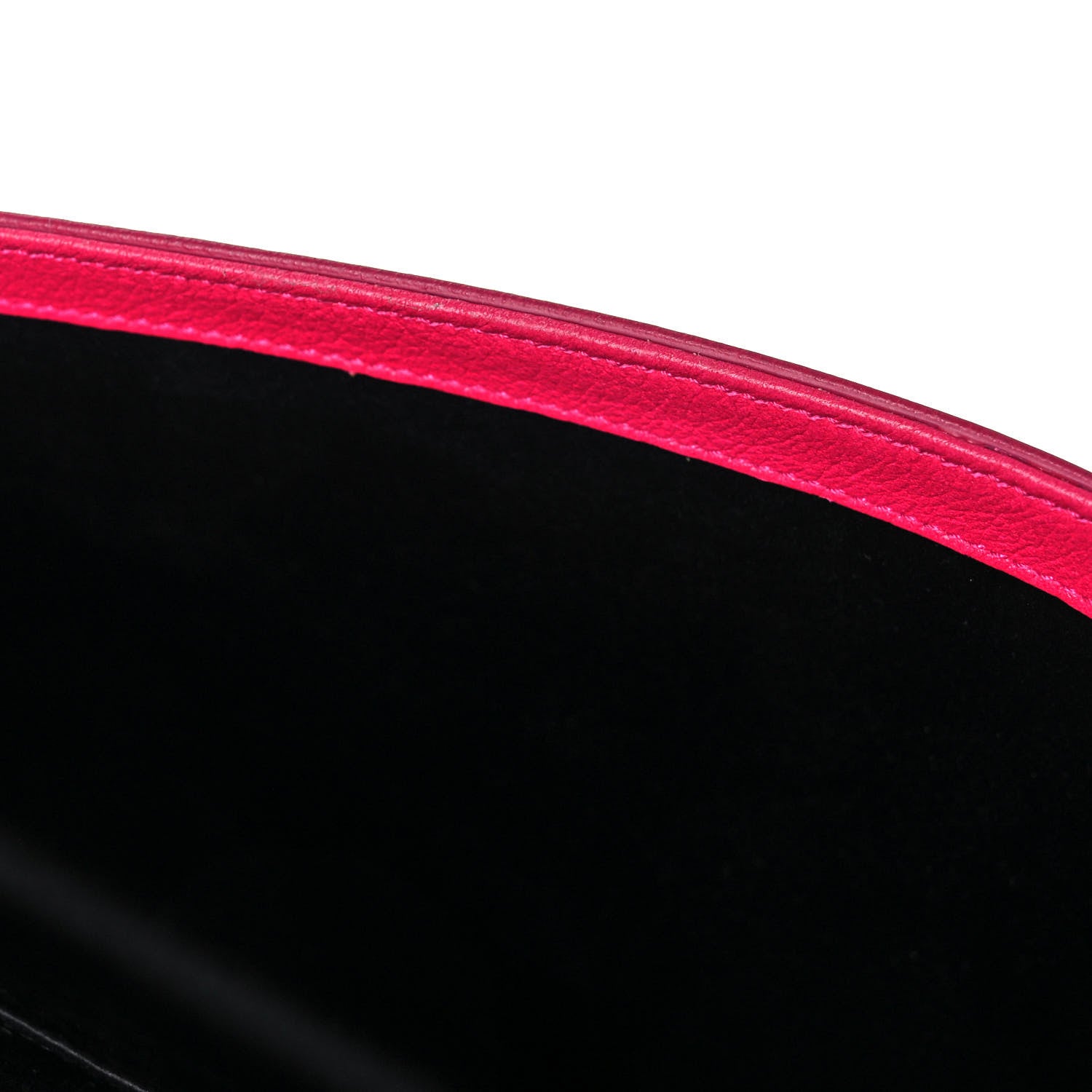 Saint Laurent Calfskin Monogram Large Belle De Jour Clutch Lipstick Fuchsia 13 of 13
