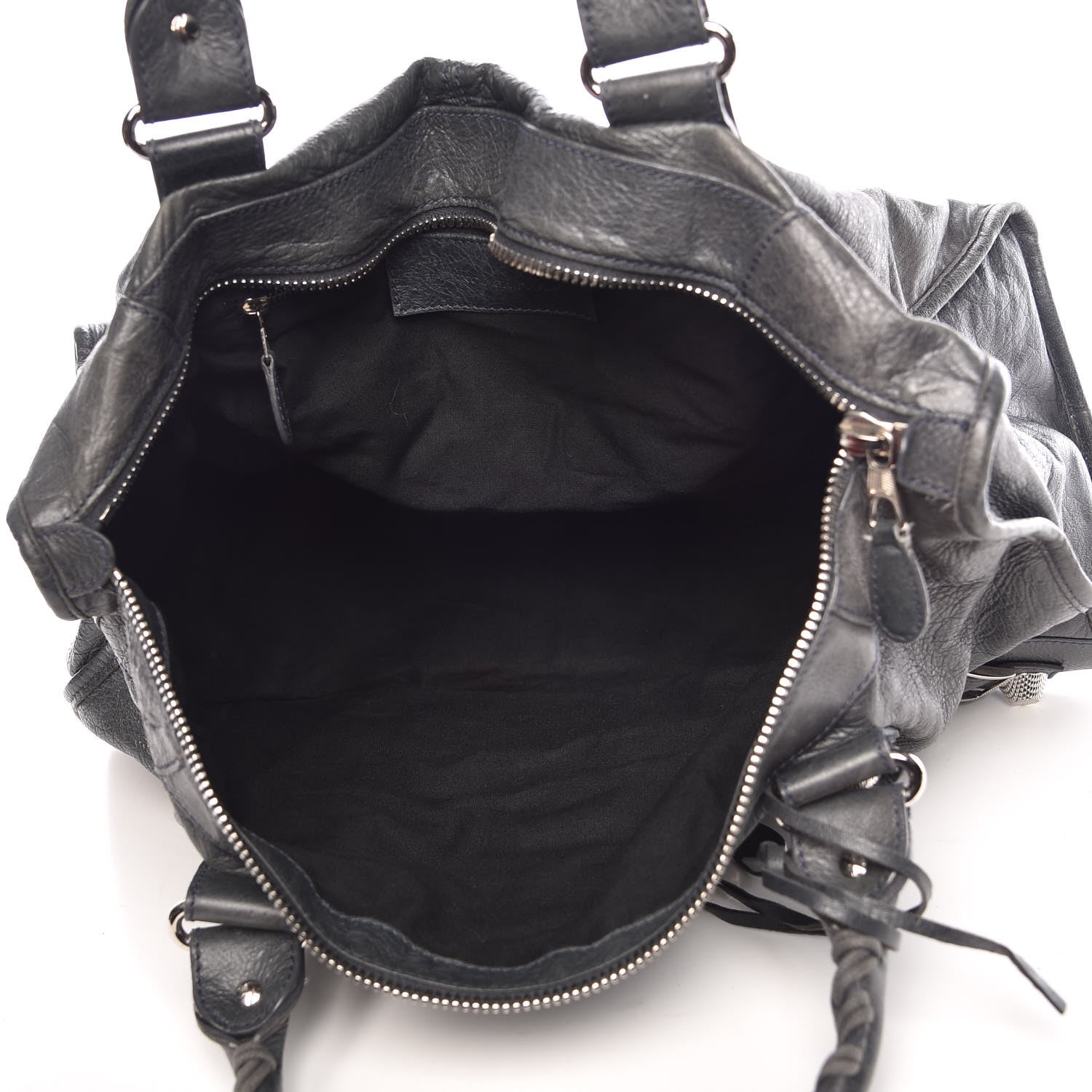 Balenciaga Agneau Giant 21 Silver Hardware Work Anthracite 5 of 9
