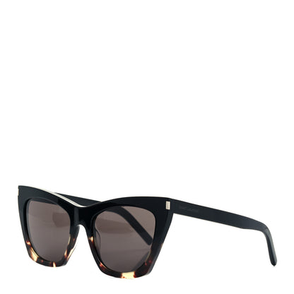 Saint Laurent New Wave SL214 Kate Cat Eye Sunglasses White Havana 1 of 8