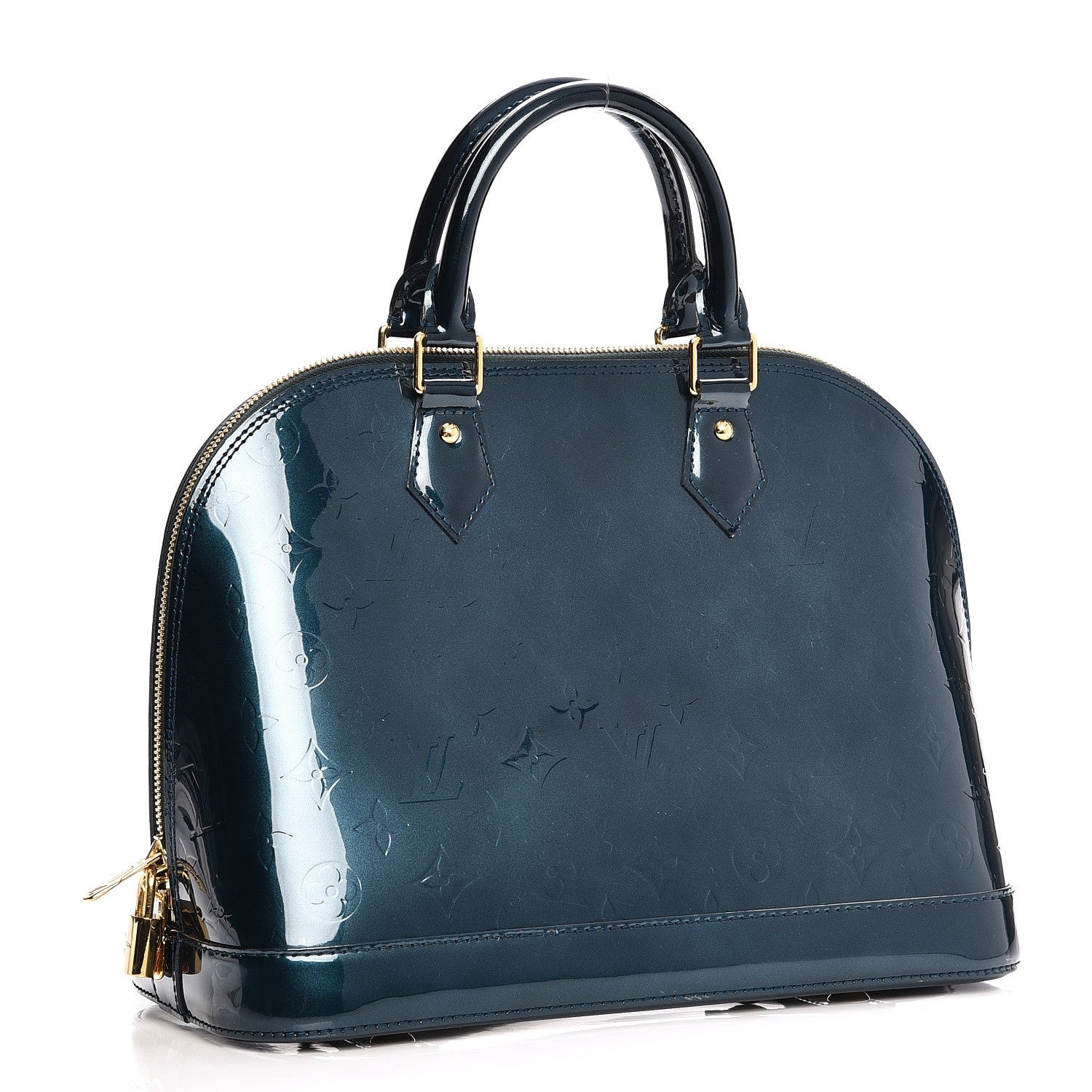 Louis Vuitton Vernis Alma PM Blue Nuit 3 of 7
