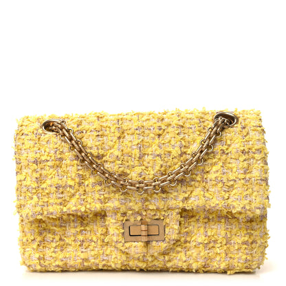 Chanel Tweed Quilted 2.55 Reissue Mini Flap Yellow 1 of 10