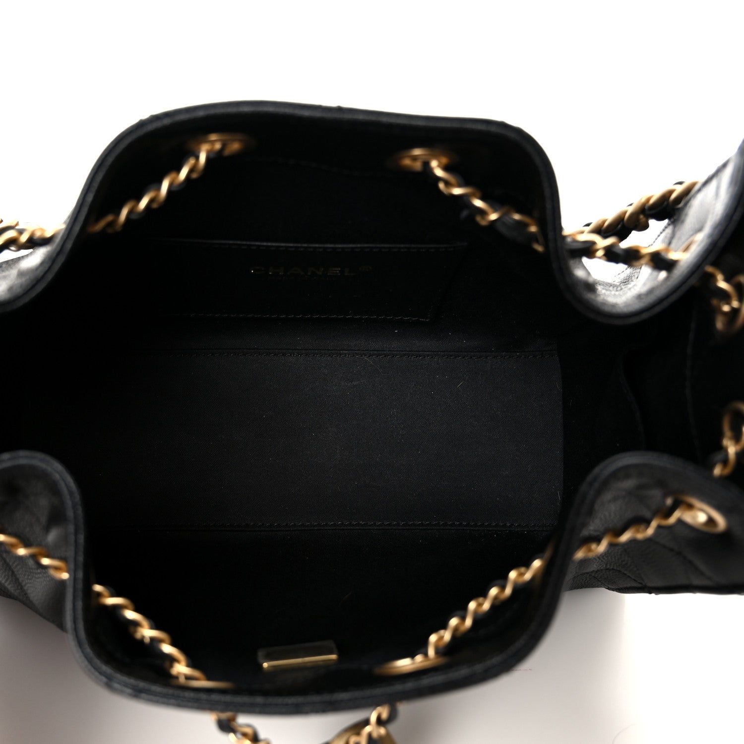 Chanel Caviar Quilted Mini Chanel 25 Handbag Black 5 of 11