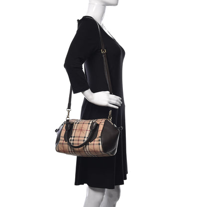 Burberry Haymarket Check Small Blaze Satchel Chocolate 2 of 11