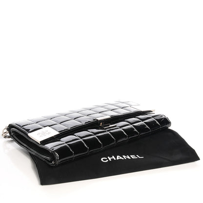 Chanel Patent Chocolate Bar Flap Black 4 of 11