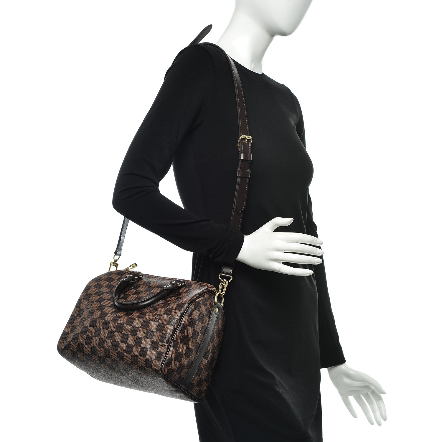 Louis Vuitton Damier Ebene Speedy Bandouliere 25 2 of 8