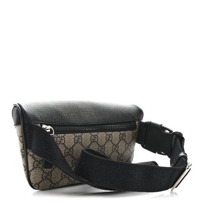 Gucci GG Supreme Monogram Belt Bag Black 3 of 10