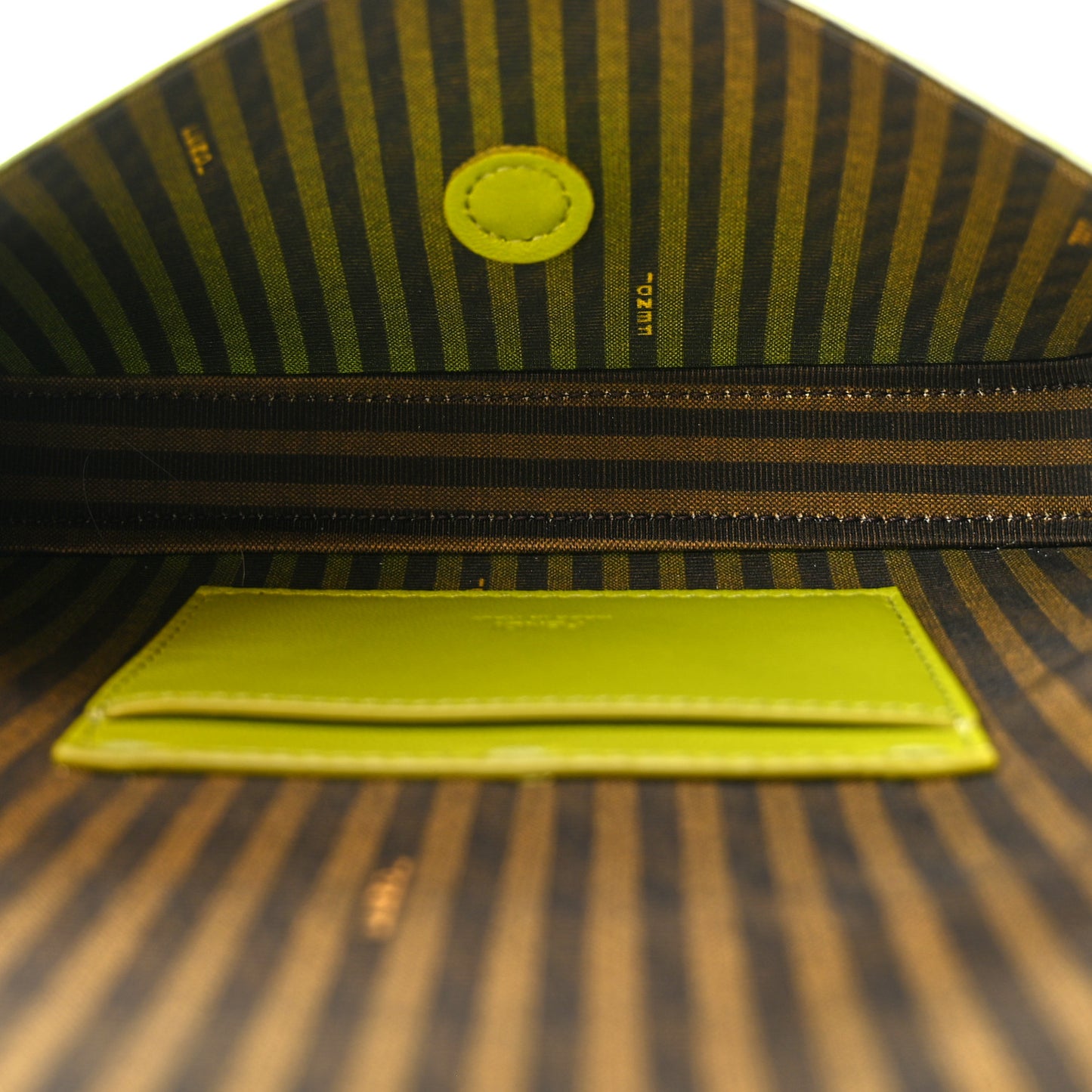 Silk Satin Phone Baguette Wasabi