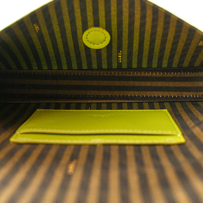 Fendi Silk Satin Phone Baguette Wasabi 5 of 10