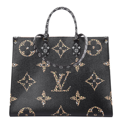 Louis Vuitton Monogram Giant Jungle Onthego GM Black 1 of 10