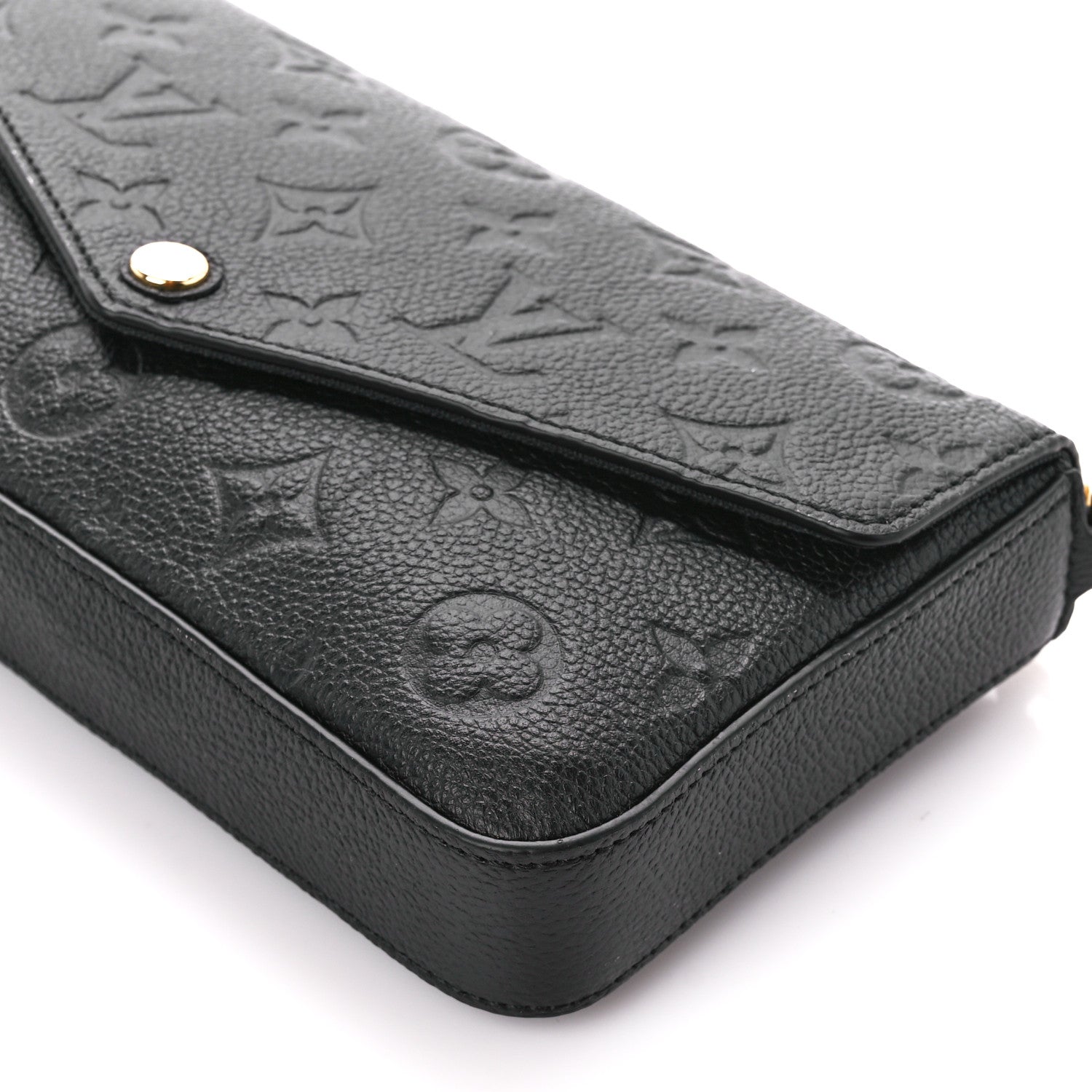 Louis Vuitton Empreinte Pochette Felicie Chain Wallet Black 13 of 13