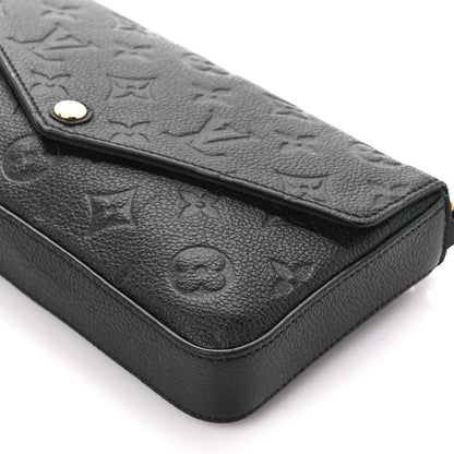 Louis Vuitton Empreinte Pochette Felicie Chain Wallet Black 13 of 13