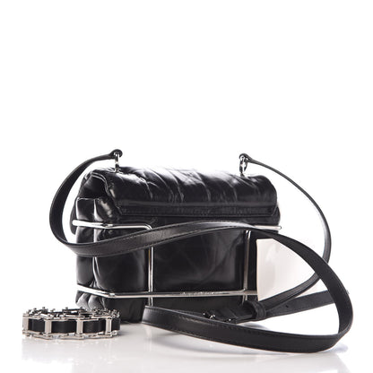 Alexander Wang Calfskin Quilted Halo Crossbody Bag Black 4 of 8