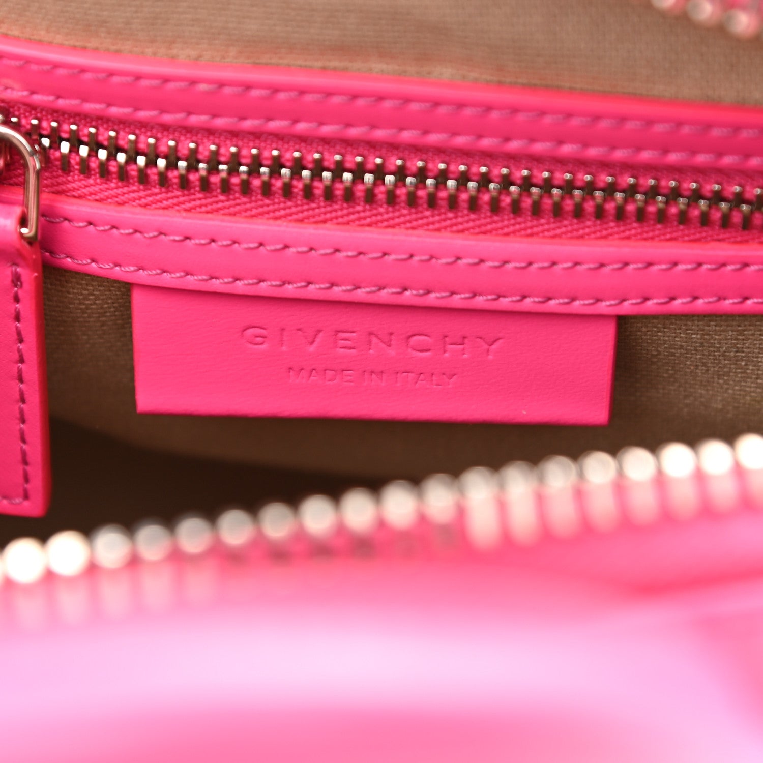 Givenchy Shiny Lord Calfskin Mini Antigona Shocking Pink 6 of 11