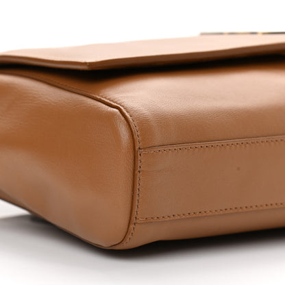 Saint Laurent Smooth Calfskin Suede Medium Reversible Monogram Kate Satchel Light Ochre 15 of 21