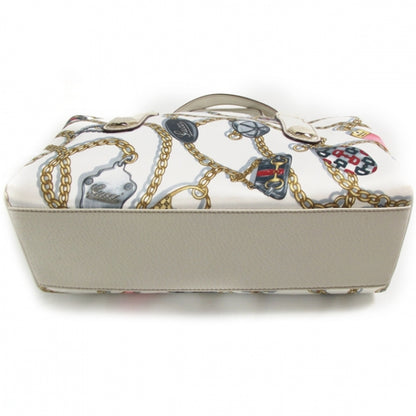 Gucci Satin Chain Print Charmy Boston w Wallet 4 of 17