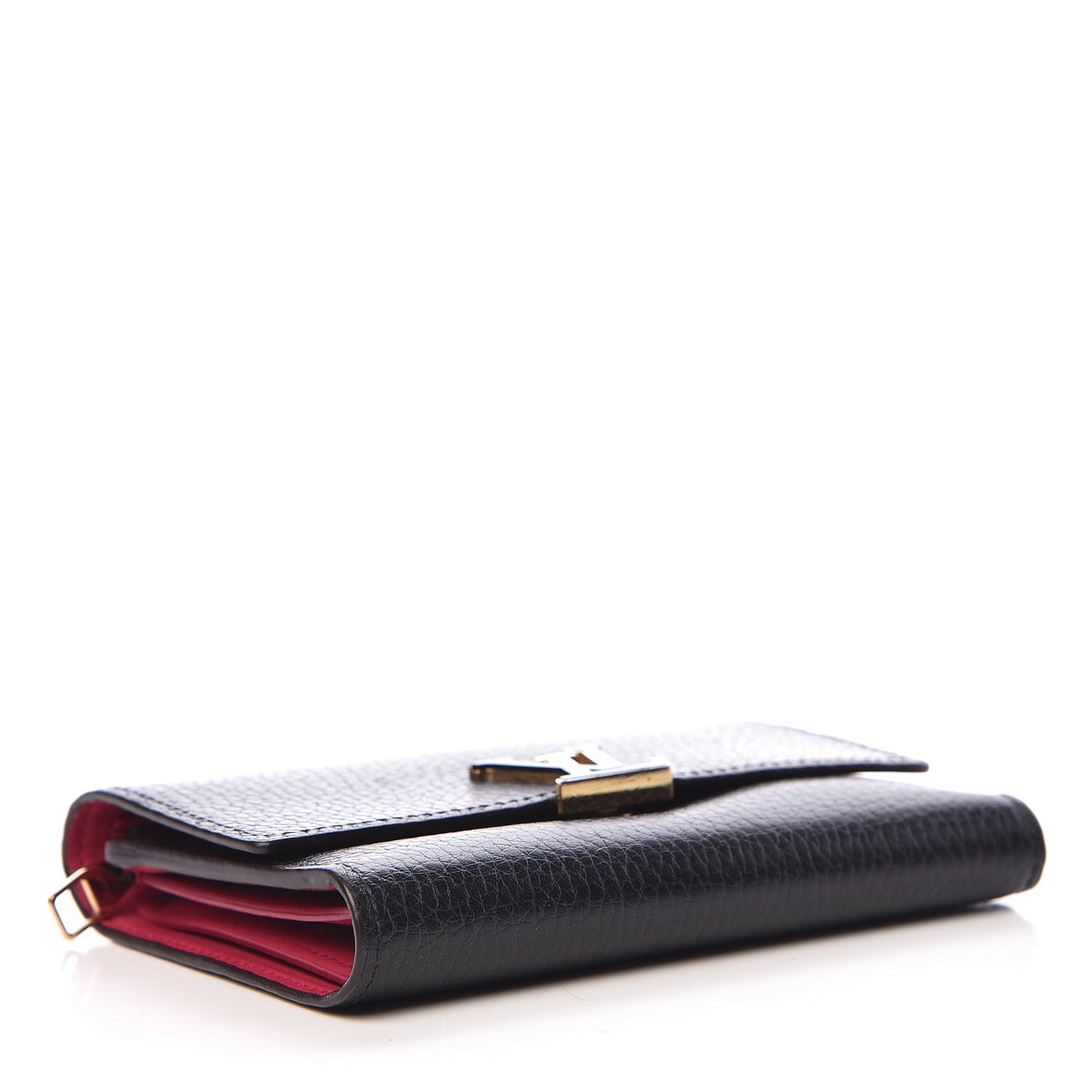 Taurillon Capucines Compact Wallet Black