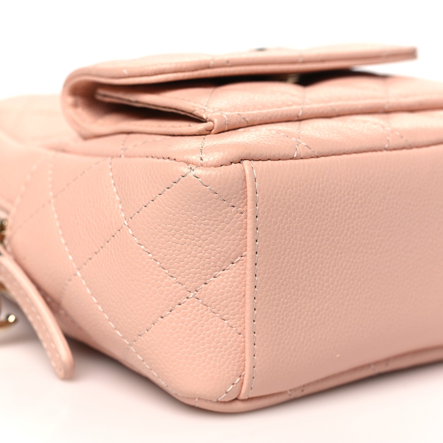 Chanel Caviar Quilted CC Mini Classic Backpack Light Pink 9 of 11