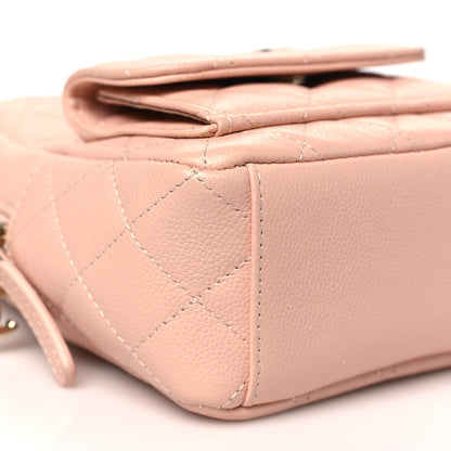 Chanel Caviar Quilted CC Mini Classic Backpack Light Pink 9 of 11