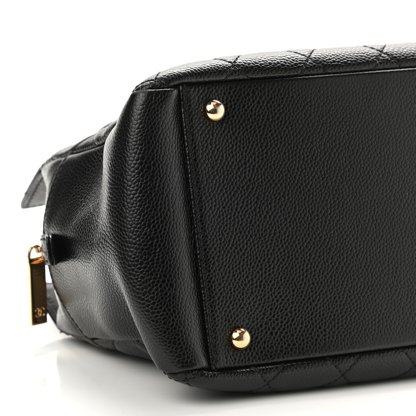 Caviar Quilted Petit Timeless Tote PTT Black