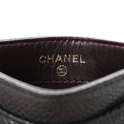 Chanel Caviar Quilted Card Holder Black 6 of 7
