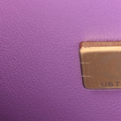 Chanel Caviar Quilted Small Double Flap Purple 7 of 11
