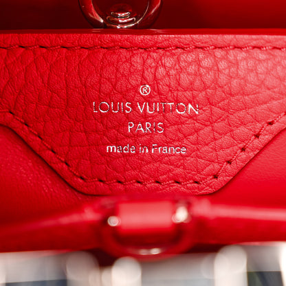 Louis Vuitton Taurillon Snakeskin Capucines BB Rubis 6 of 11