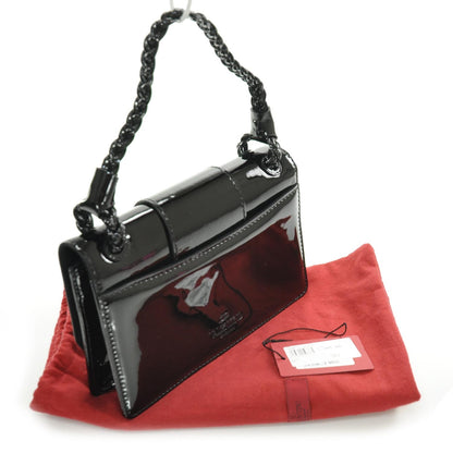 Valentino Garavani Patent Histoire Shoulder Bag Black 3 of 9