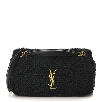 Saint Laurent Raffia Monogram Medium Jamie Black 1 of 10