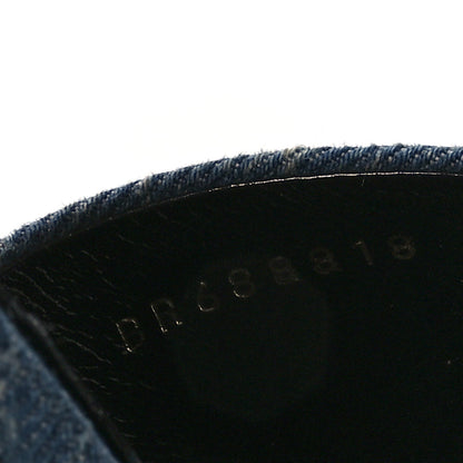 Saint Laurent Denim Monogram La 16 Mule Sandals 39 Blue Jeans 8 of 10