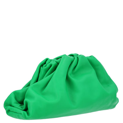 Bottega Veneta Smooth Butter Calf The Pouch Oversized Clutch Parakeet 2 of 10