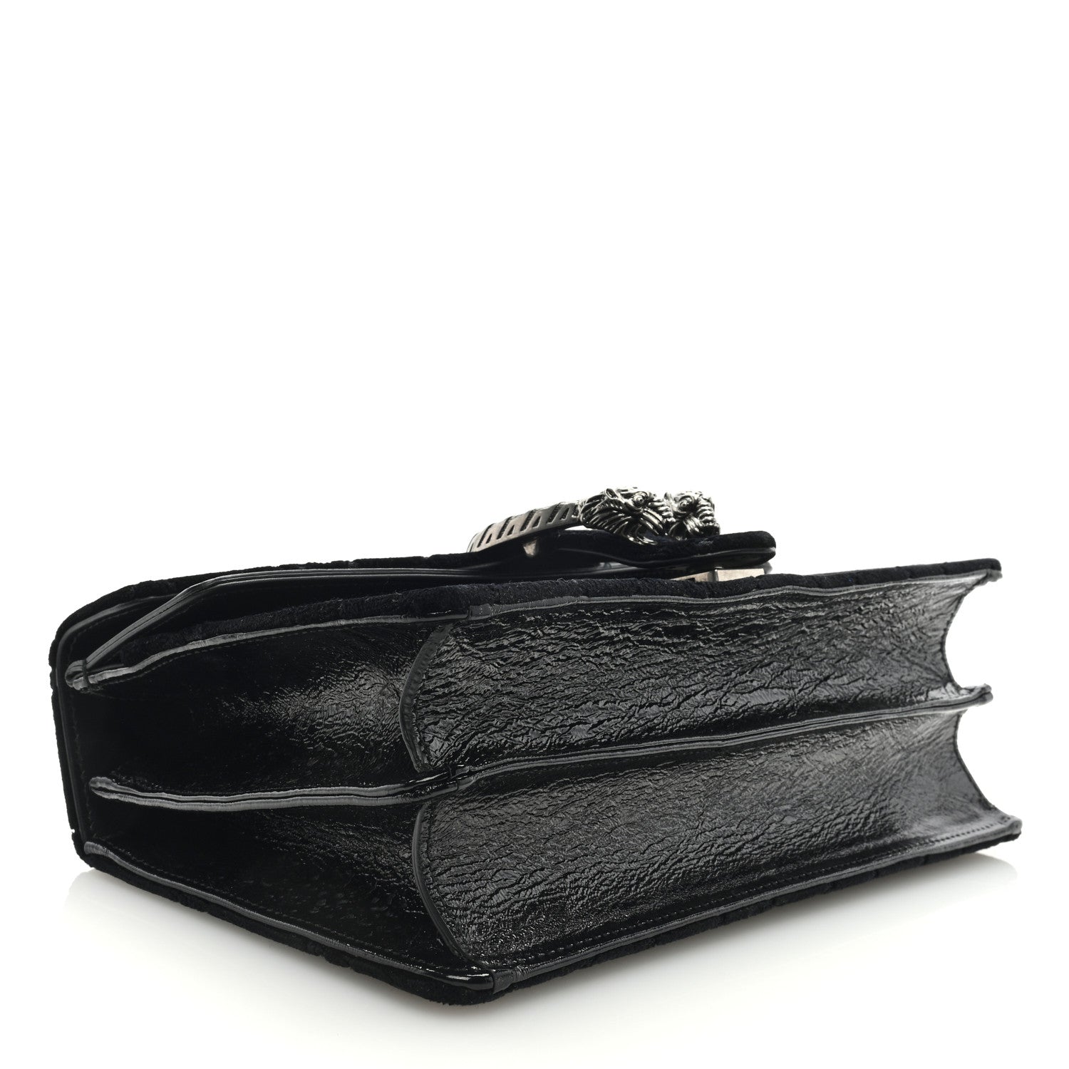 Gucci Velvet GG Monogram Small Dionysus Shoulder Bag Black 4 of 9