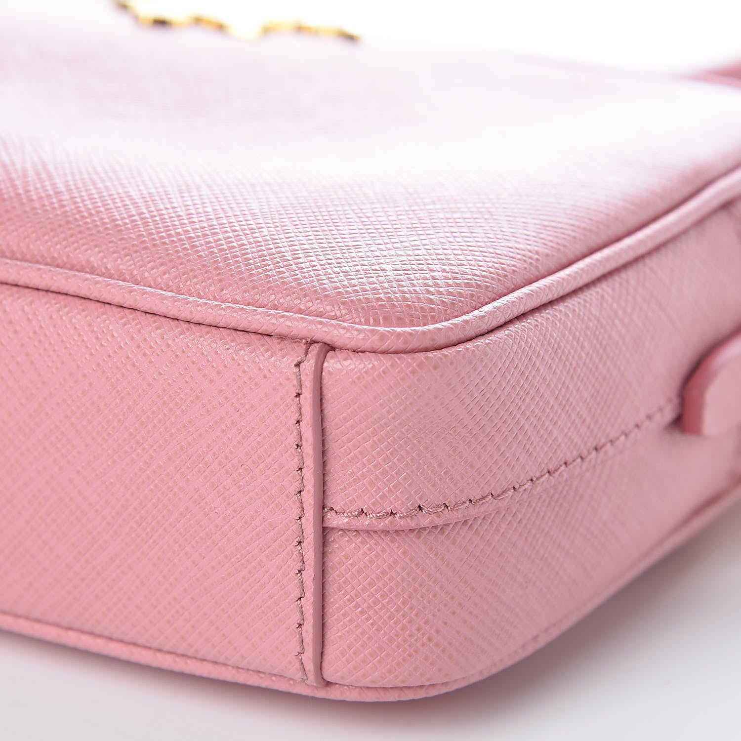 Prada Saffiano Lux Small Camera Crossbody Bag Petalo 9 of 9