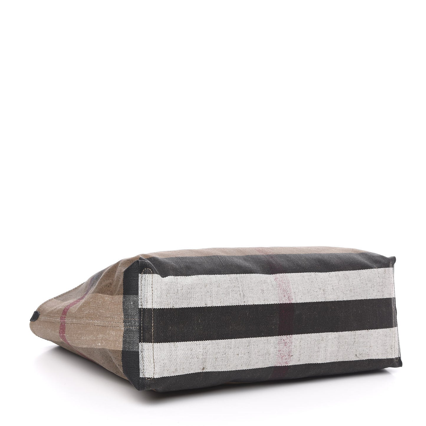 Coated Canvas Mega Check Medium Doodle Tote Black