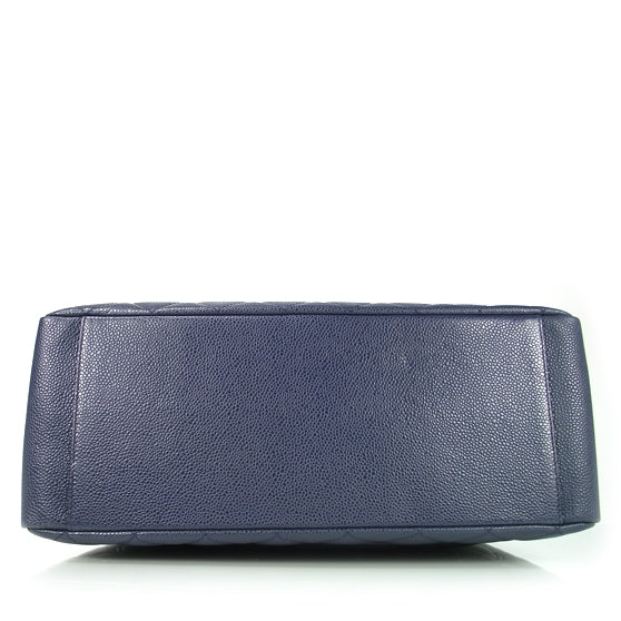 Chanel Caviar Grand Shopping Tote GST Navy 5 of 8