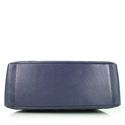 Chanel Caviar Grand Shopping Tote GST Navy 5 of 8