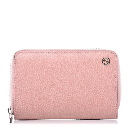 Gucci Dollar Calfskin Medium GG Zip Around Wallet Soft Pink 1 of 10