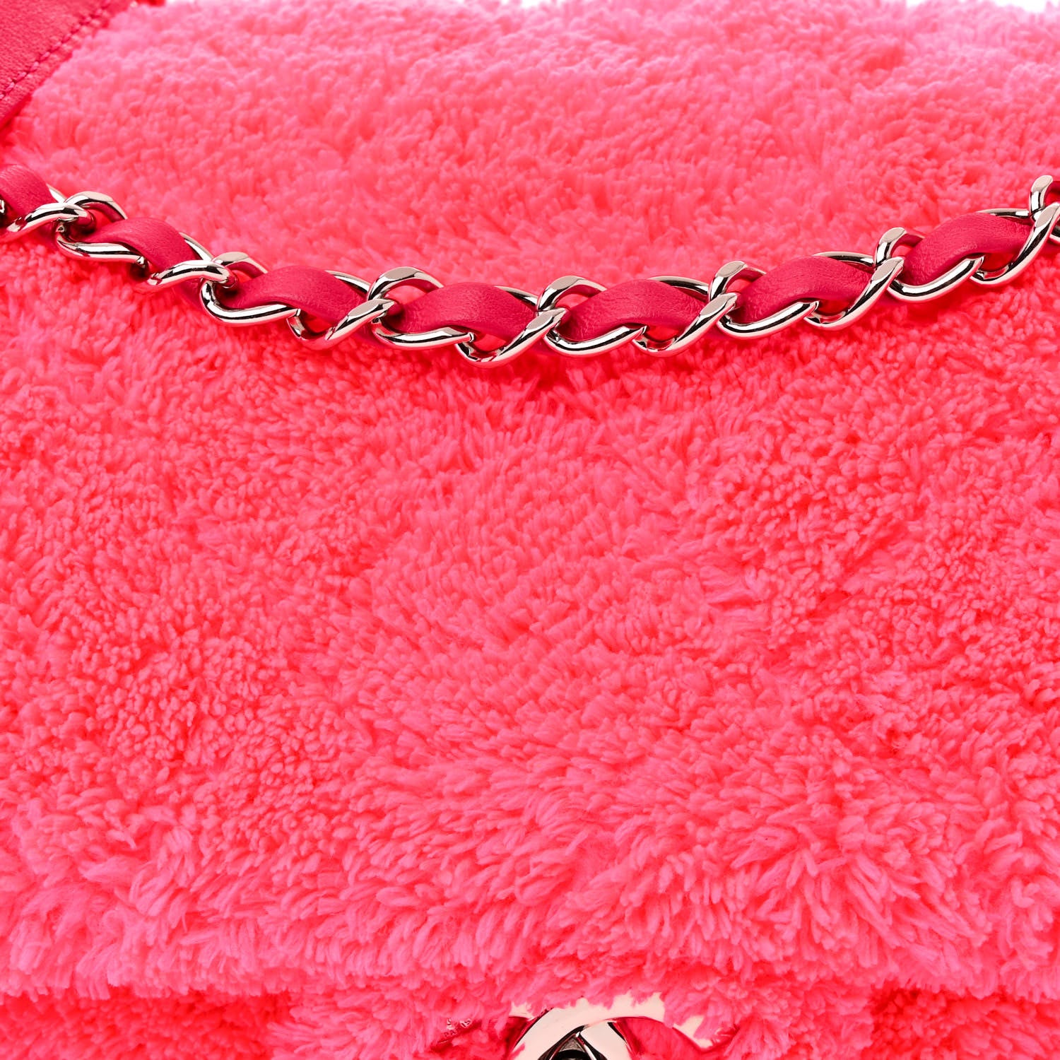 Chanel Lambskin Calfskin Mixed Fibers Quilted Medium Flap Pink 8 of 10