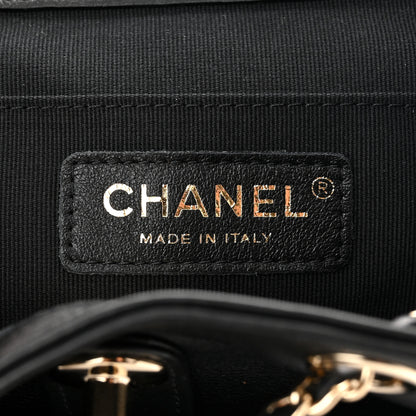 Chanel Lambskin Quilted Small Duma Drawstring Backpack Black 6 of 11
