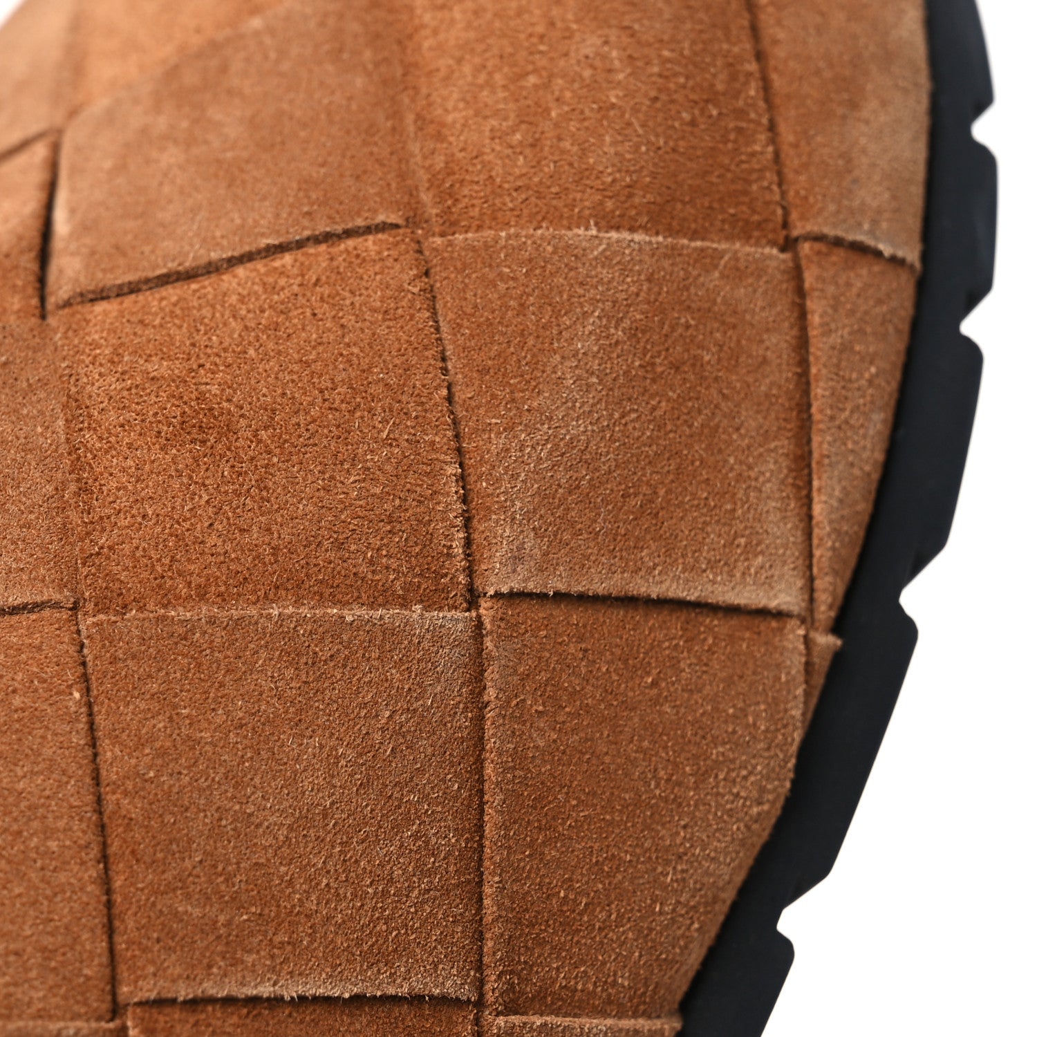 Bottega Veneta Suede Intrecciato Reggie Mules 38 Caramel 12 of 17