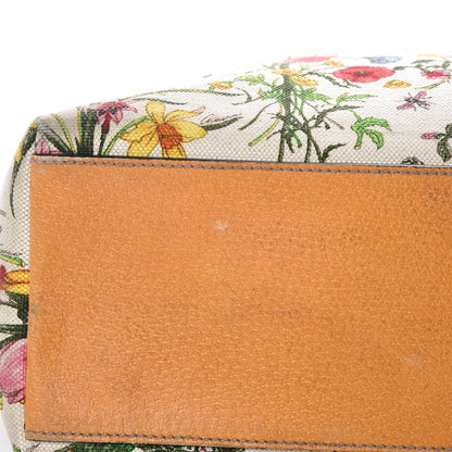 Gucci Canvas Large Floral Flora Joy Tote Yellow 20 of 21